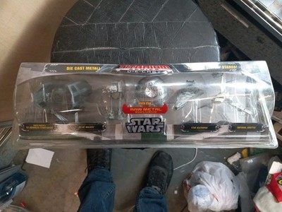 Star Wars Titanium Series DEATH STAR Die-Cast 5 Pack RAW METAL EXCLUSIVE Rare