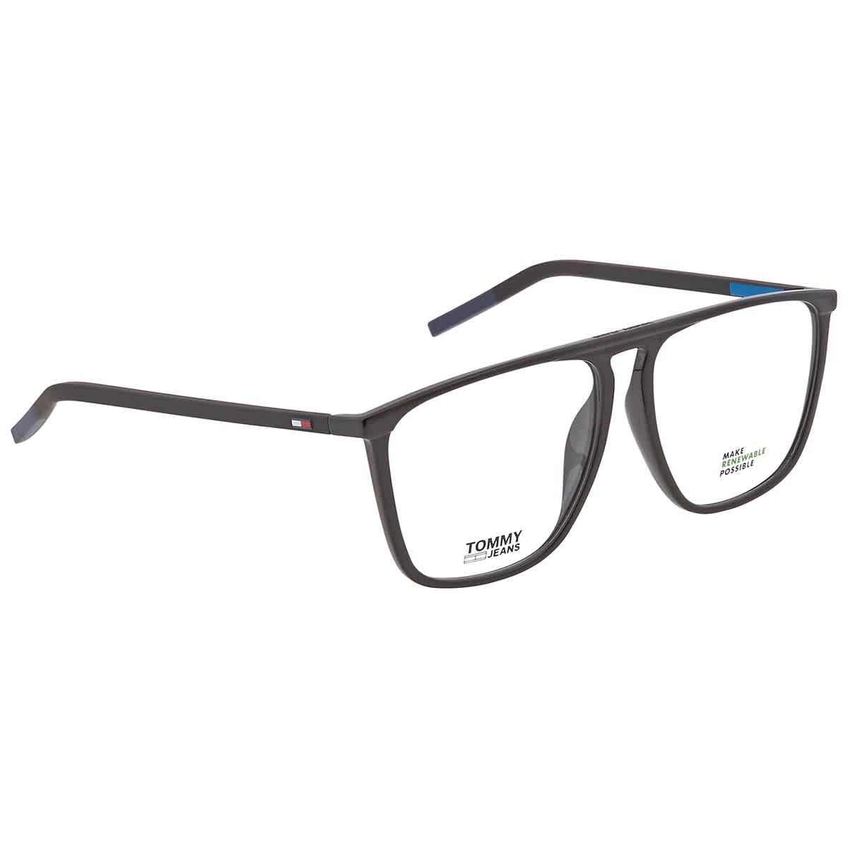 Tommy Jeans Demo Browline Unisex Eyeglasses TJ 0031 0807 56 TJ 0031 0807 56