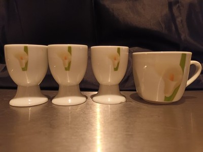 Eierbecher Espressotasse Van Well Wellco Design Calla  NEU ZUR AUSWAHL je 3,50