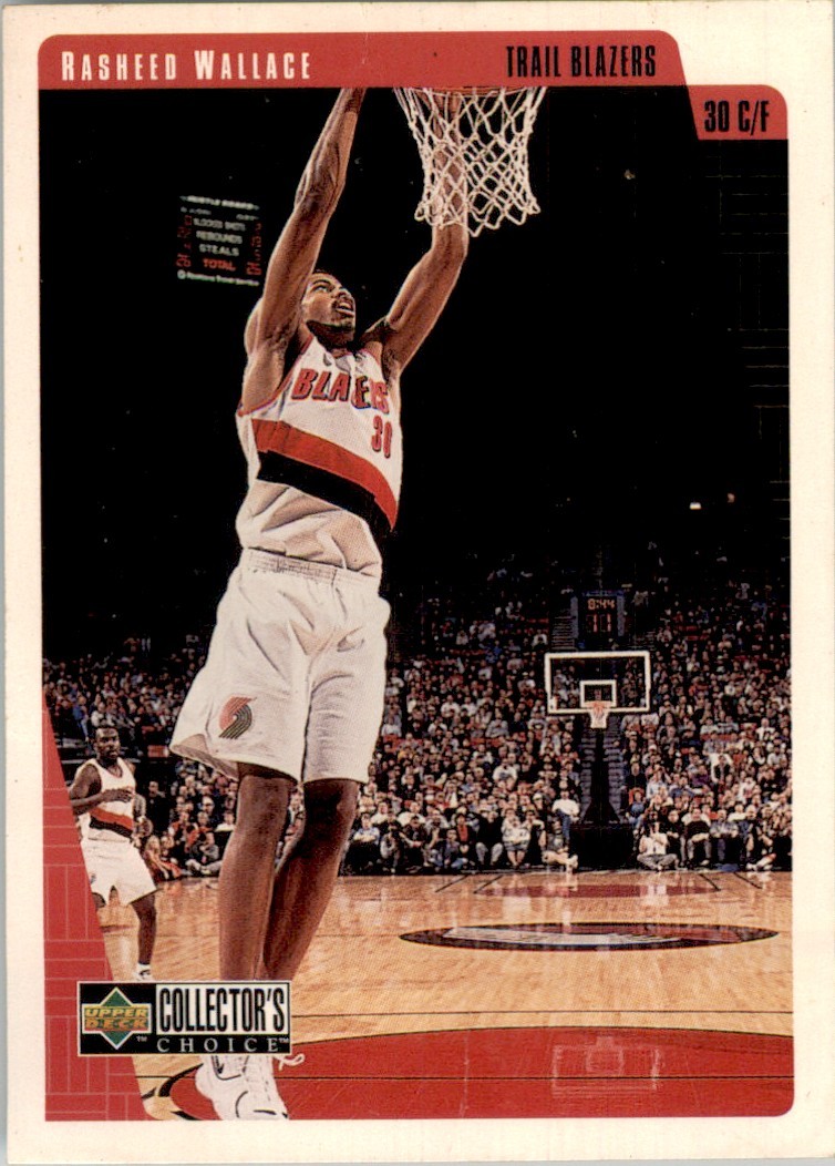 1997-98 Collector's Choice Rasheed Wallace Portland Trail Blazers #313