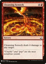1x Cleansing Screech MTG Mystery Booster NM Magic Regular