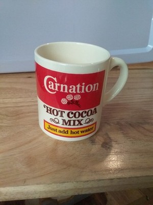 Vintage Carnation Hot Chocolate Hot Cocoa Cup