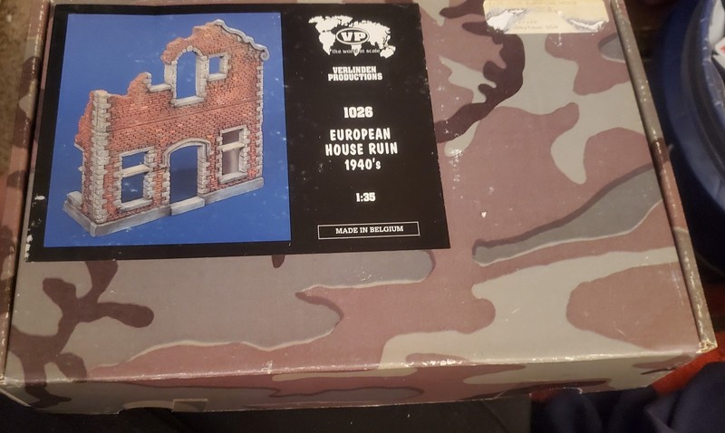 Verlinden productions 1026 European house ruin 1940's