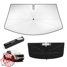 VEENJOY Windshield Sun Shade Umbrella for Ford F150 2015-2026 Truck