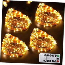  66 8 Beleuchtungsmodi - 6 Stunden Timer - Fernbedienung inkl. Warmweiß leuchtend - Kupferdraht