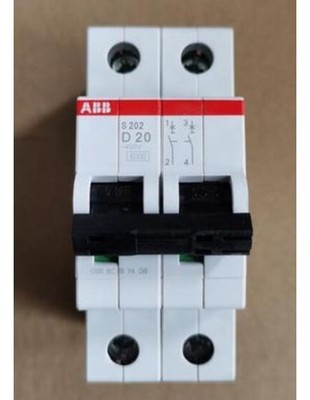 1PC   Miniature circuit breaker S202-D20 2P 20A NEW    #pk