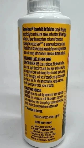 PACK DE 6 - PowerHouse Home Antt Solution Spray alimentado por aceites esenciales 4 oz. Foto 2 de 3