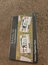 Halo Flashpoint Force Organizador Pack Juegos Mánticos Tarjetas Espartanas Fichas Selladas