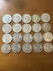 Lot Of 20 90% Silver Half Dollars