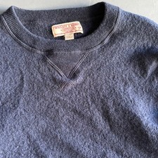 Wallace  Barnes Merino Wool Sweater  Mens XS - Boys Medium  Navy Blue