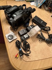 Sony Hi8 Handycam Camcorder Lot Of 2 CCD-fx630 CCD-f501 W/Charger READ