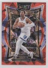 2024-25 Panini Select Concourse Red Cracked Ice Prizm Jaren Jackson Jr #48 1fa4