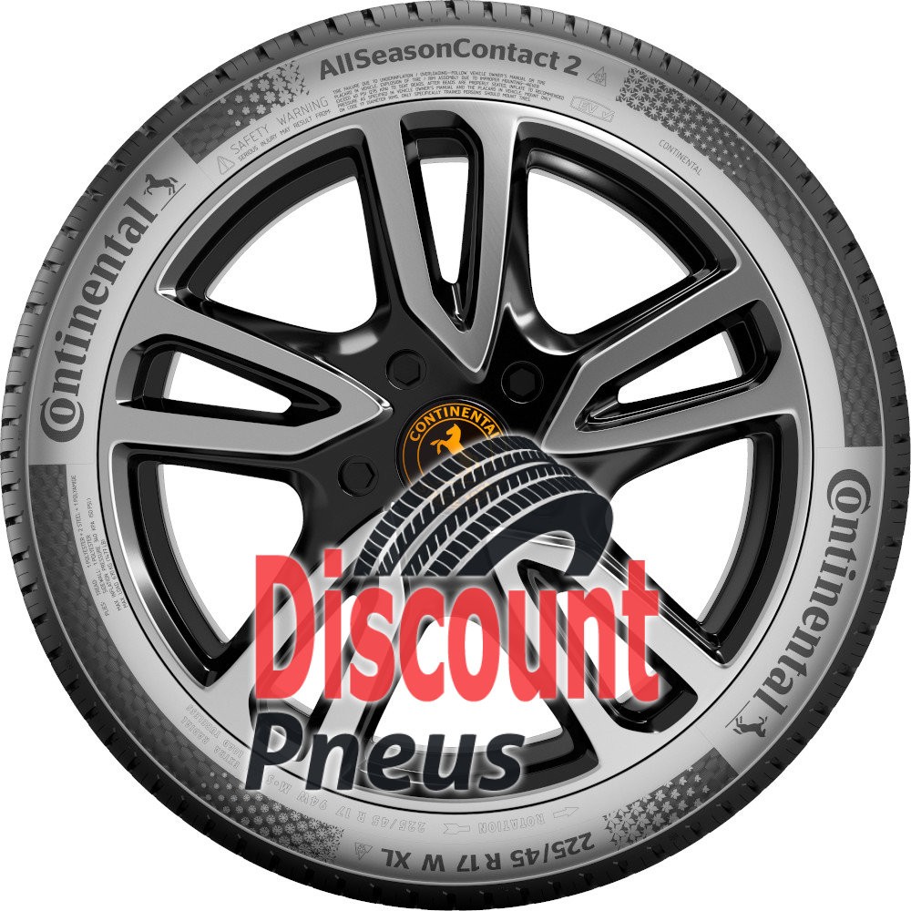 Continental AllSeasonContact 2 pneu toutes saisons 215/50 R18 avec protection de jante