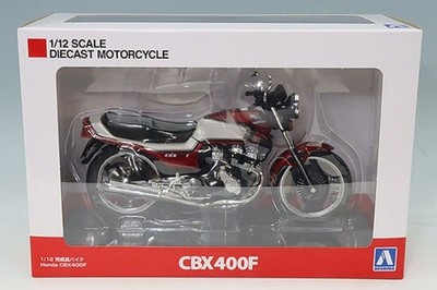 Aoshima Skynet 1/12 Honda CBX400F Type II Red/White