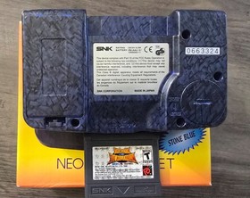 Neo Geo Pocket Color Console Stone Blue Handheld System  Excellent