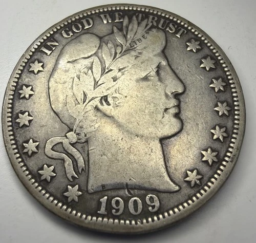 1909 Barber Half Dollar A93