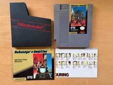 Nobunaga's Ambition NES Nintendo 1985 with Poster, Manual, Sleeve Untested