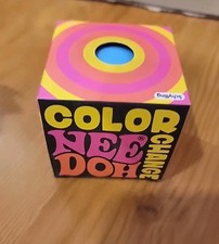 Nee Doh Schylling COLOR CHANGING Stress Ball Squeeze Fidget Toy Blue Needoh