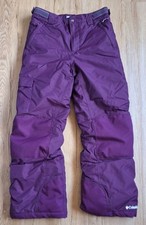 Youth Columbia Bugaboo Omni-Heat Insulated Snow Pants Size L Purple