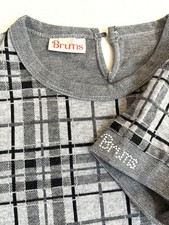 Brums Dress Designer Italian Girls Tweed Knit Dress Size 12 EUC