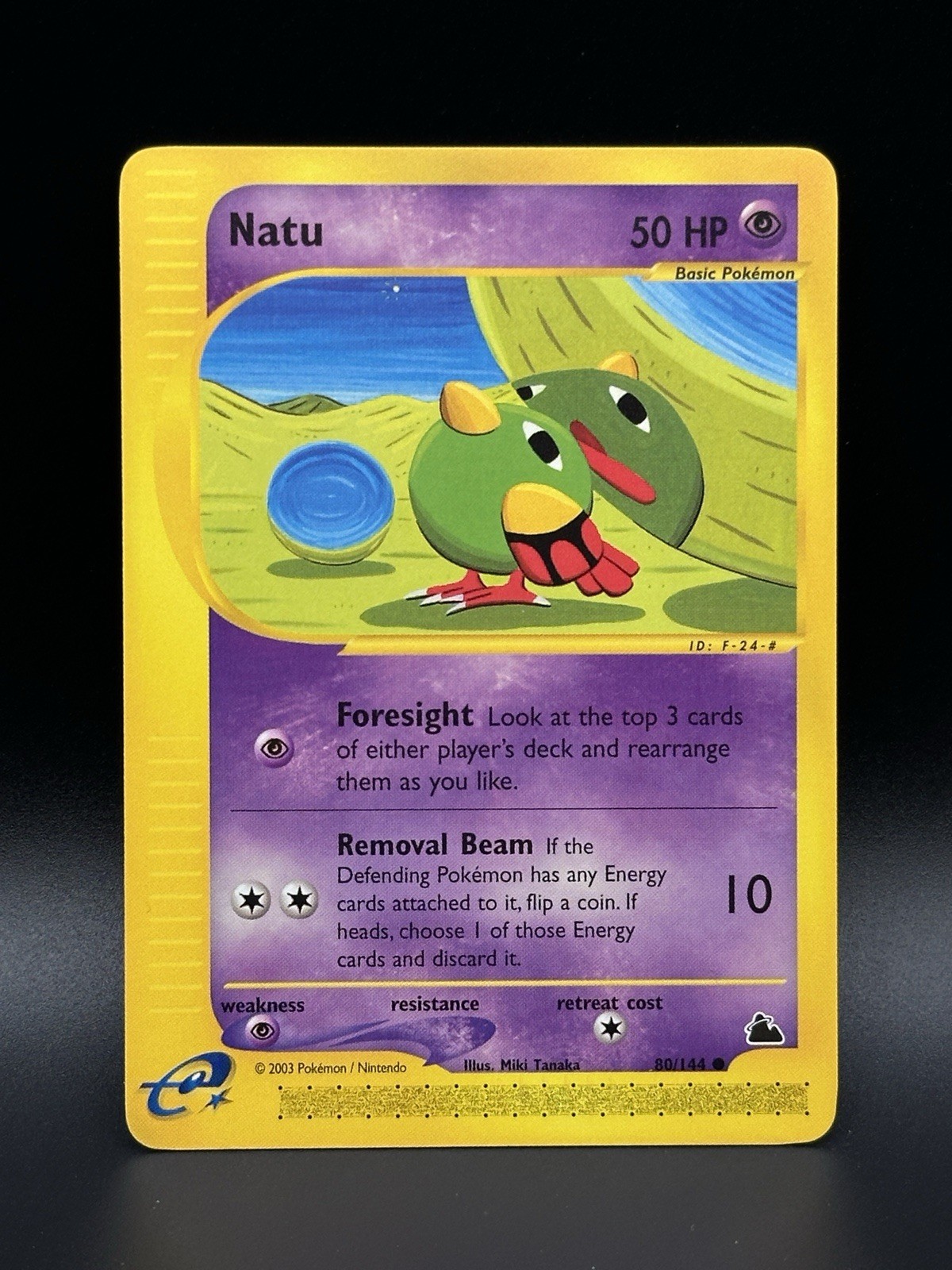 Natu 80/144 Pokemon Skyridge NM - F15