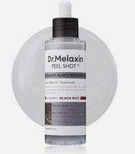 Dr.Melaxin Peel Shot Glow Black Rice Peeling Ampoule Soft Exfoliating Face&Body