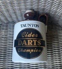 1970s Taunton Cider Rare DARTS Champion Pottery Stoneware Flagon Limited Edition