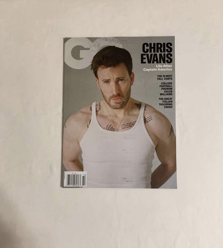 GQ Chris Evans “Life After Capt. America”Issue October 2023 Magazine