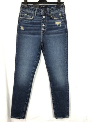 Mavi Damen Jeans Skarlet Super High-Rise, Skinny Blau W27 L28