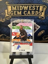 🔥2025 Leaf Holiday Packs Autograph J.J. Taylor Basketball Card🔥