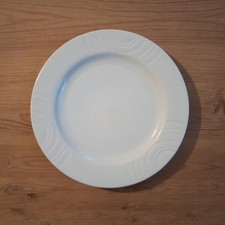 Kuchenteller Ø 20,3 cm Van Well Wellco Design Weiß Circle Frühstücksteller