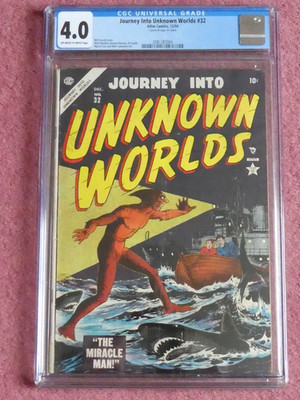Journey into Unknown Worlds #32 CGC4.0 1954