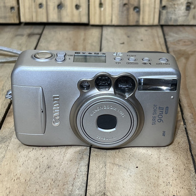 Canon Sure Shot 90U II 2.4x Zoom/38-90mm Camera With Battery Tested *READ*