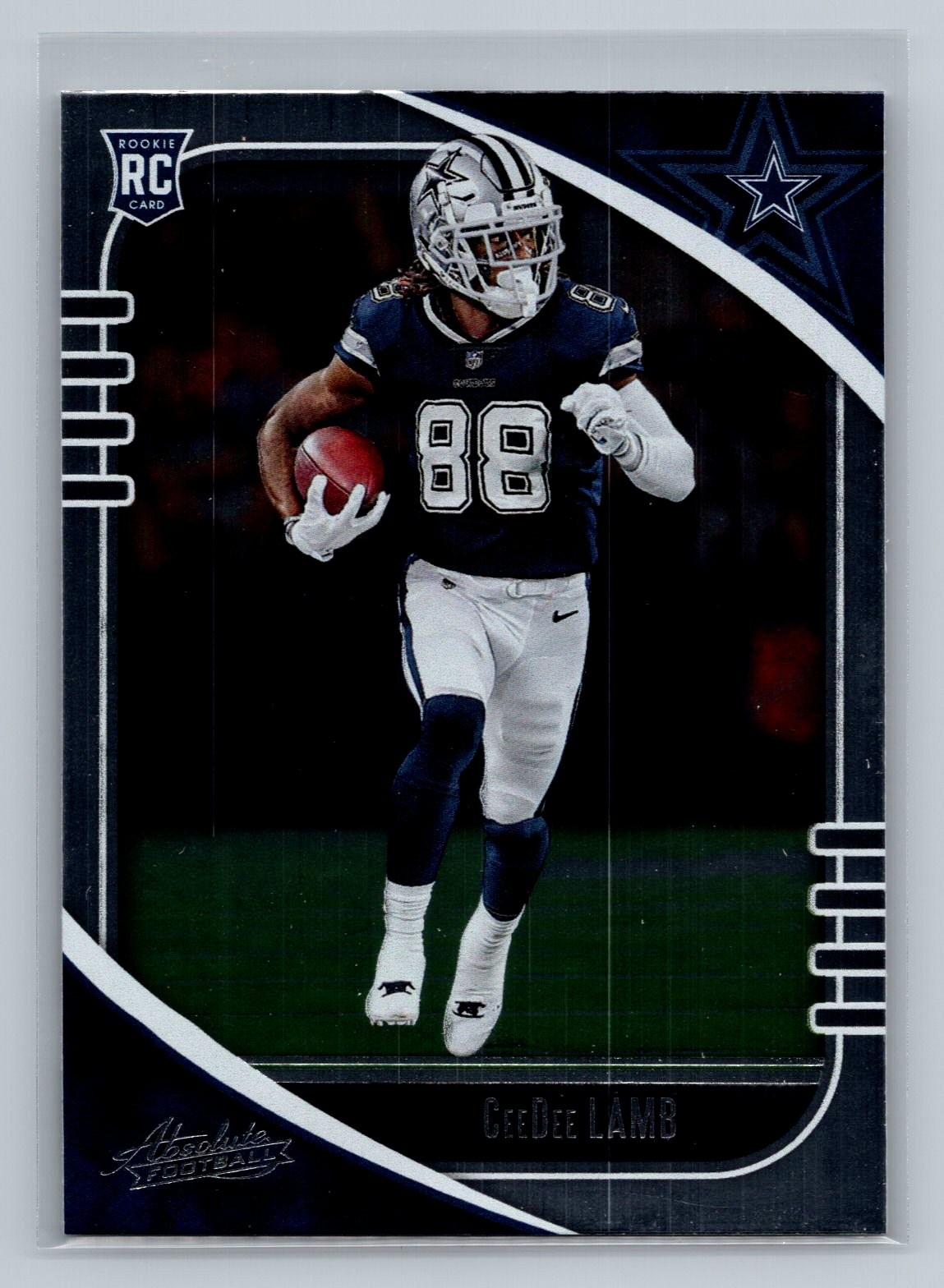 2020 Panini Absolute CeeDee Lamb #115 Blue Rookie Dallas Cowboys