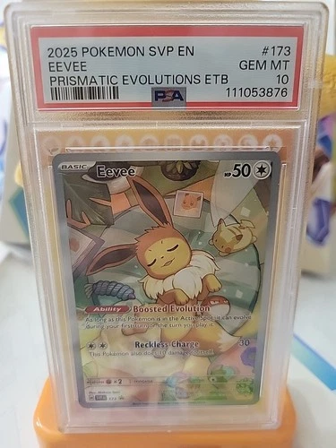 PSA 10 GEM MINT Eevee #173 Pokemon TCG Svp En-Sv Black Star Promo