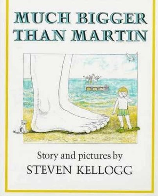 Much Bigger Than Martin - Hardcover, by Kellogg Steven - Acceptable c