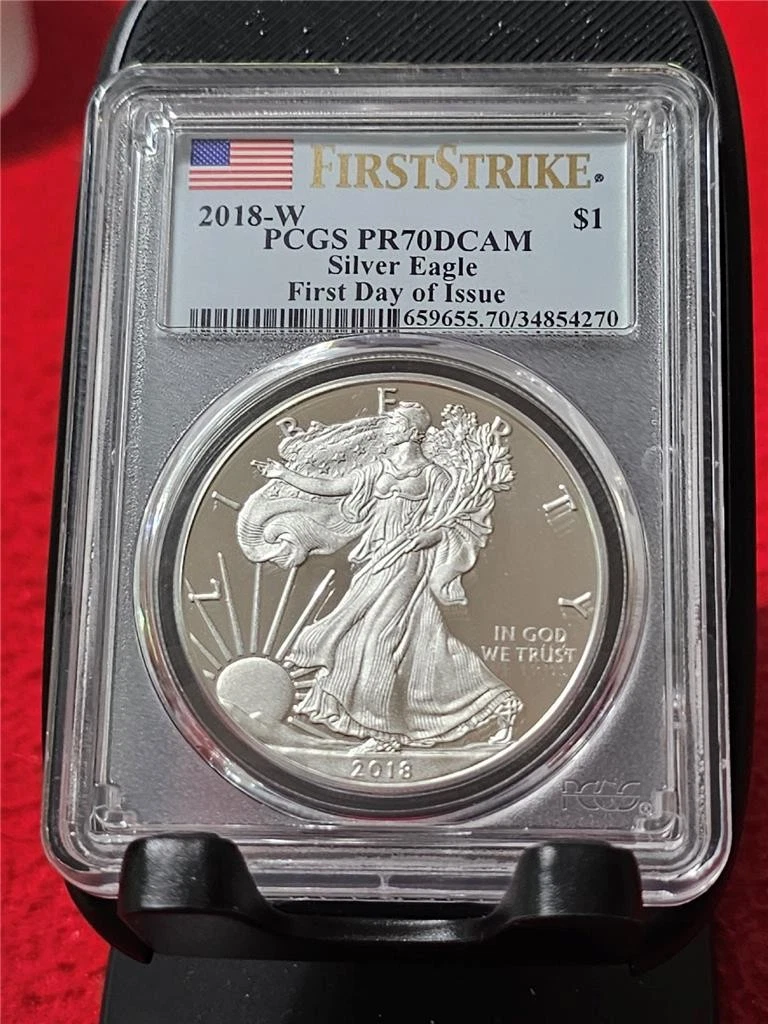 2018 American Eagle PCGS Certified Silver Bullion Coins for sale
