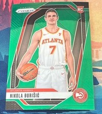 2024-25 Panini Prizm - Nikola Durisic #229 Green Prizm (RC)