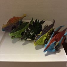 dinobros dinosaur toy pull back cars Lot Of 5