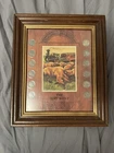Vintage Buffalo Nickel “The Way West” Framed Coin Display Set Western Art