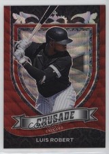 2021 Panini Chronicles Crusade Ruby Wave Prizm 95/199 Luis Robert #21 16m2