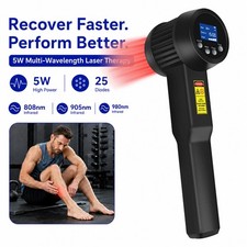 5W Cold Laser Therapy for Human Pets Pain Relief Tissue Repair 980nm 905nm 808nm