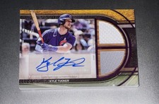 2025 Museum Collection Kyle Tucker Signature Swatches Dual Relic Auto Pink /75