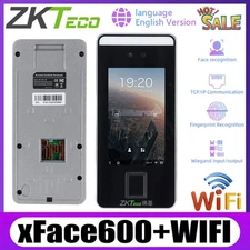 ZKTeco XFace600 WiFi Face Facial Fingerprint Recognition Time Attendance Machine