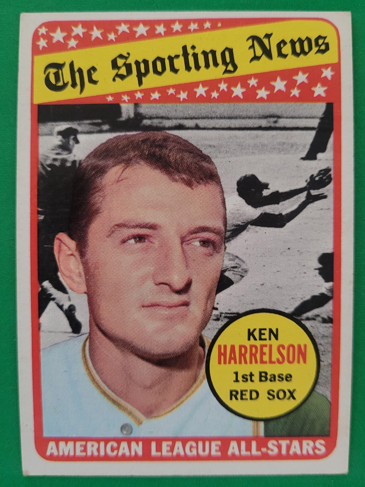 1969 Topps The Sporting News All Star Ken Harrelson #417 Boston Red Sox  EXMT