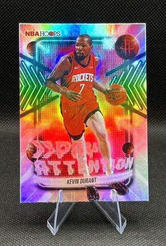 Kevin Durant Pay Attention 2025-26 Topps Nba Hoops #PA-8 Houston Rockets