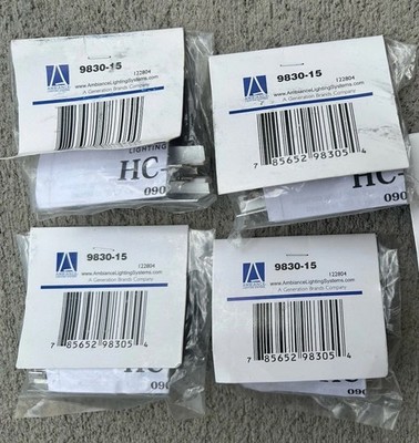 Lot Of 4 PCS Sea Gull Lighting 9830-15 Linear 0.8125x2x0.75 Comes As Shown