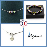 Steine Und MinéRaux. ParüRe Schmuck Armband Halskette 2 Perlen HäMatit Multicolo
