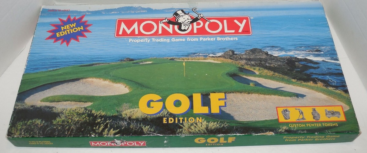 レア物　モノポリー　ゴルフ　Monopoly Golf 英語版 Parker Brothers Monopoly GOLF EDITION Game 100% Complete | eBay