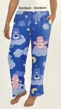 NUEVO Pantalón de pijama Care Bears NIGHT SKY suave de felpa para mujer con bolsillos 2XL